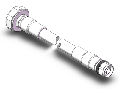 DIN male straight-N male straight  Cable Types:1/2″S，PE jacket