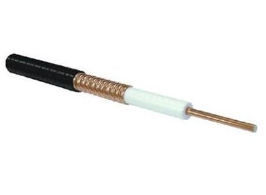 Flexible Coaxial Cable, corrugated copper, 1/4 in, 50 Ω nominal